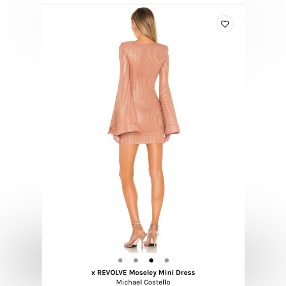Revolve Moseley Mini Dress Michael Costello - Picture 3 of 4